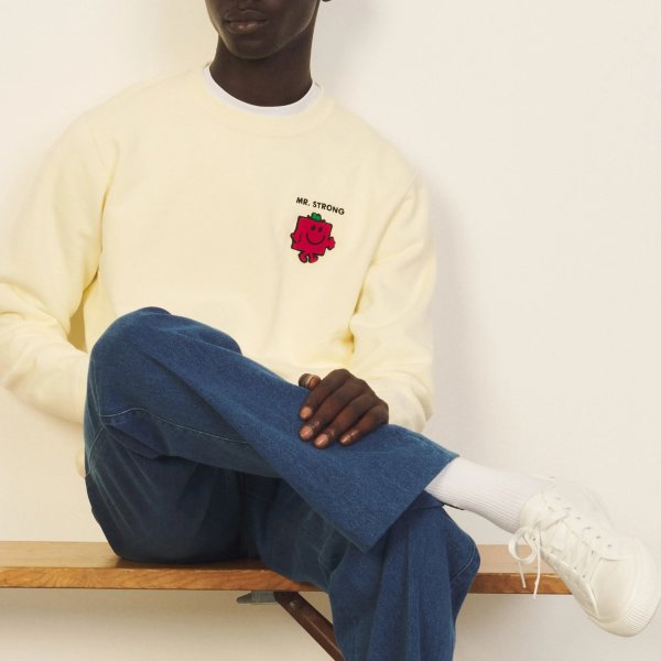 Cotton sweatshirt with patch