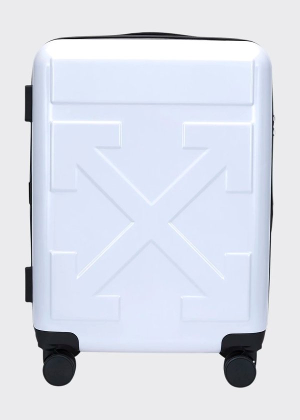 Arrow Hard Shell Spinner Trolly Luggage, White