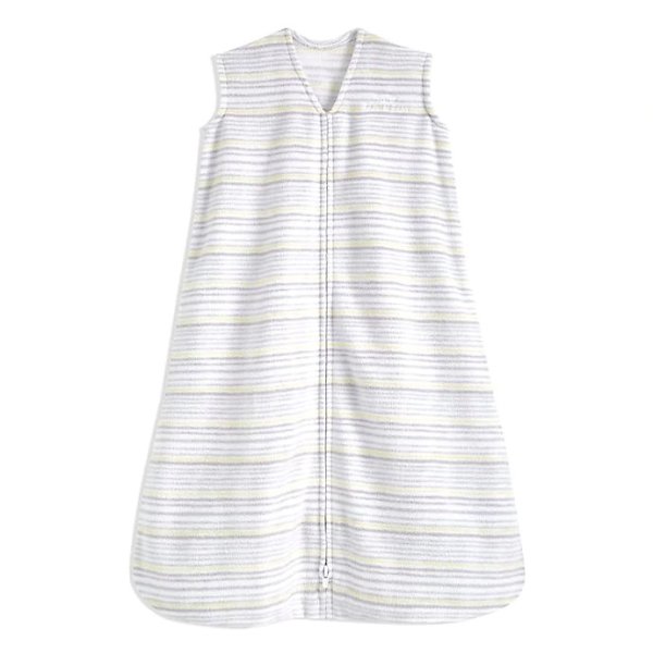 ® SleepSack® Stripe Fleece Wearable Blanket in Grey | buybuy BABY