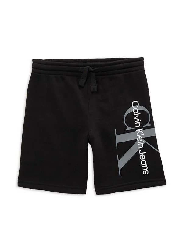 Little Boy's Logo Knit Drawstring Shorts