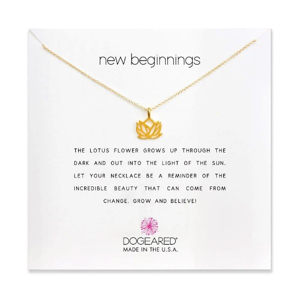new beginnings lotus necklace