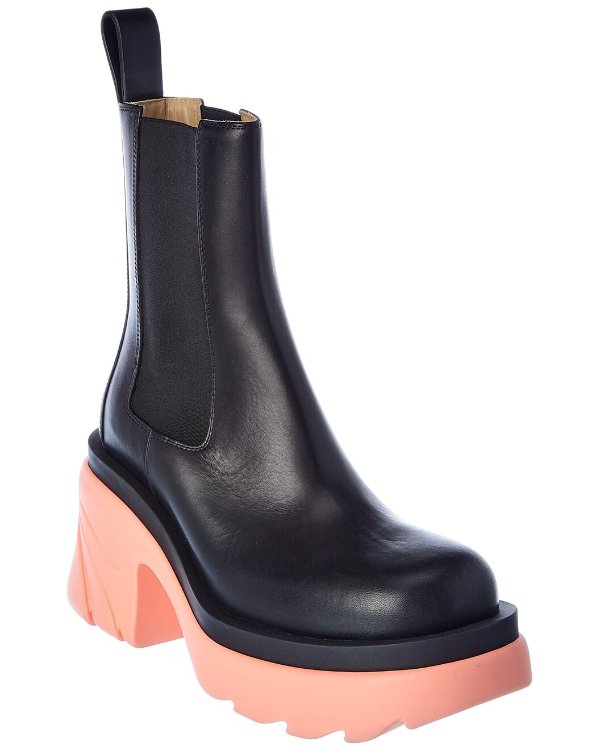 Flash Leather Bootie