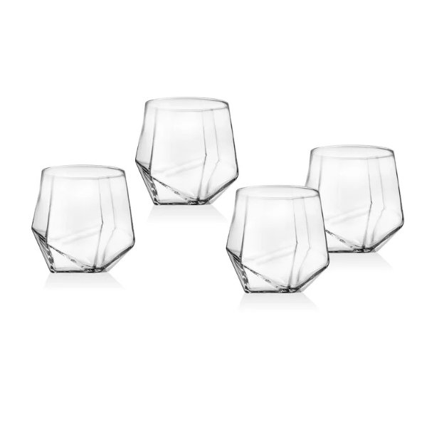 Isla 17 oz. Crystal Whiskey Glass Set of 4
