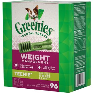 Greenies Weight Management Teenie Dental Dog Treats