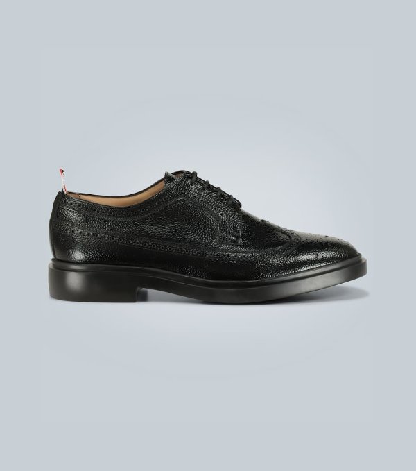 Exclusive to Mytheresa – high-shine leather longwing brogues