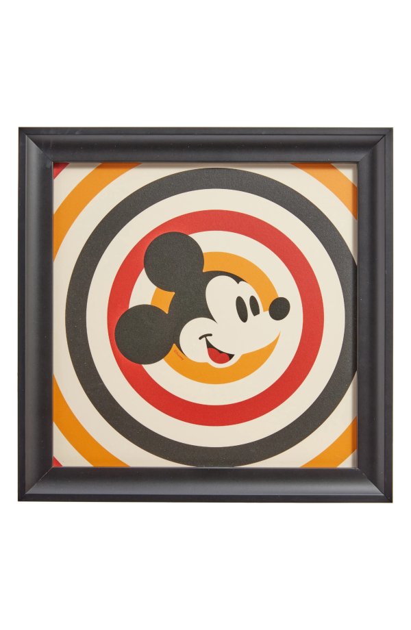 Disney x Society6 Mickey Mouse Framed Wall Art