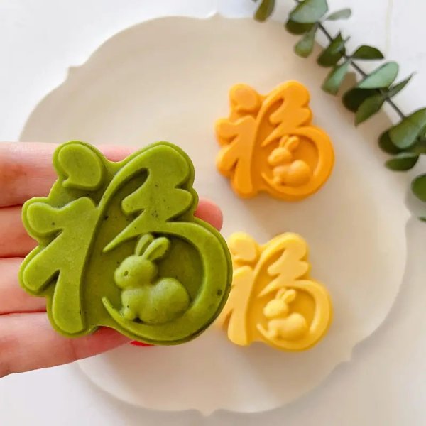 Mooncake Mold With 4/6/8 Stamp Mid autumn Festival Hand - Temu