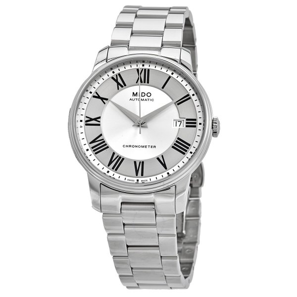Baroncelli III Automatic Silver Dial Watch M0104081103309
