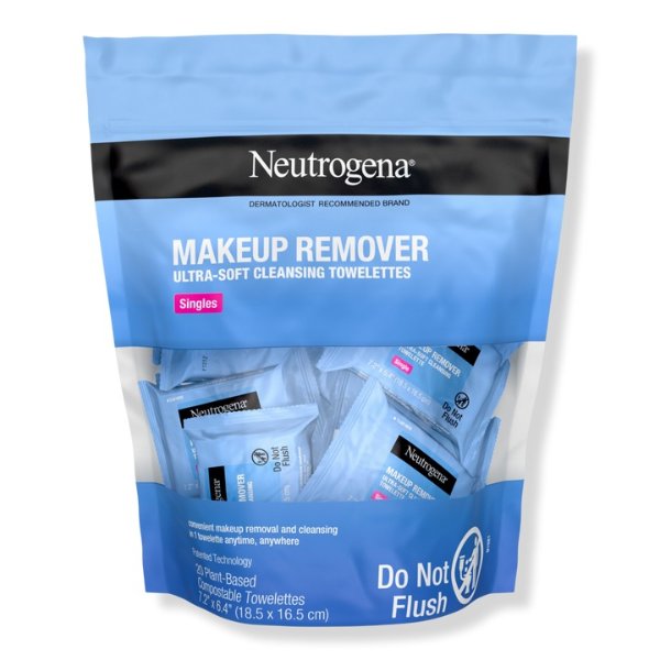 Makeup Remover Cleansing Towelette Singles - Neutrogena | Ulta Beauty