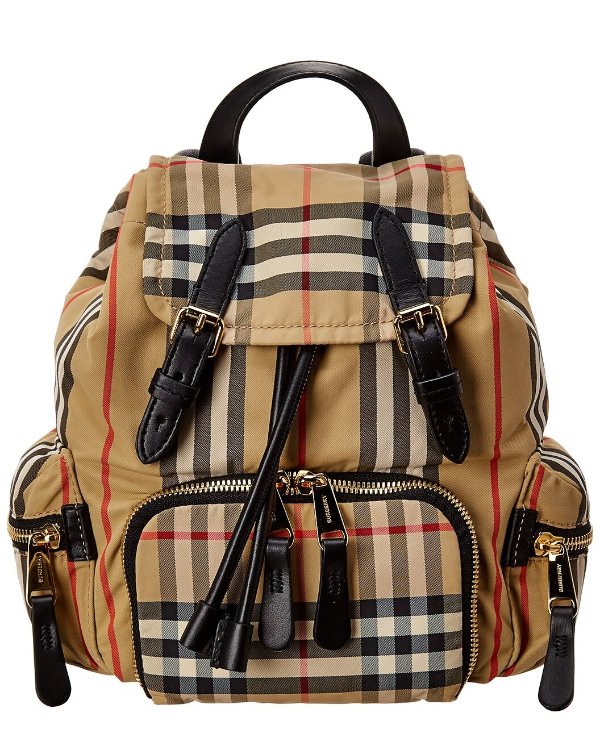 Small Vintage Check Backpack