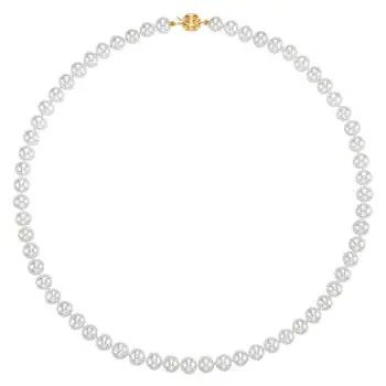 Cultured 6.5-7mm Pearl 14kt Yellow Gold Strand