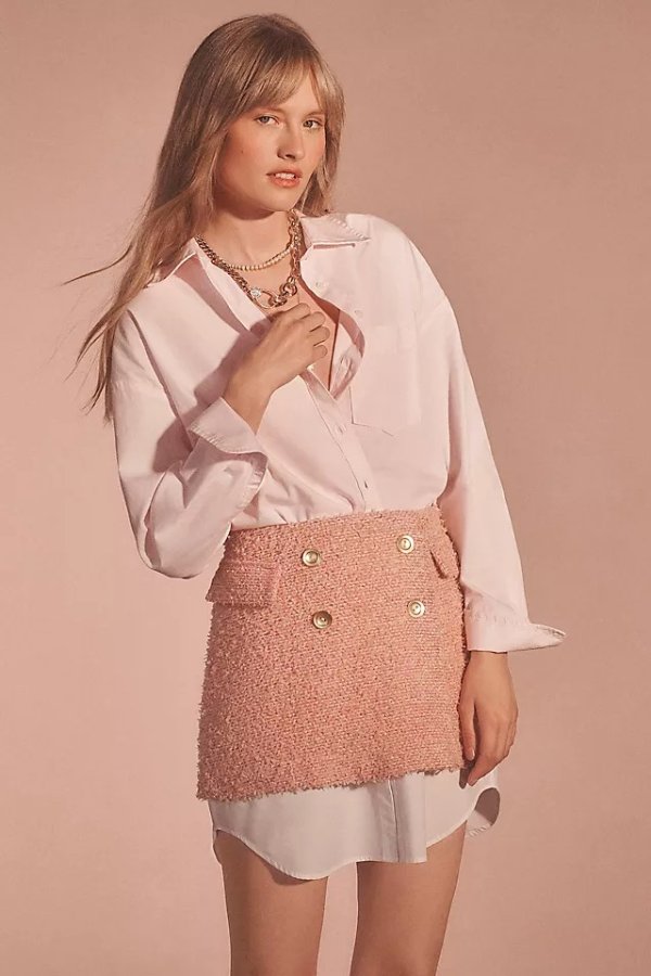 Maeve Tweed Mini Skirt