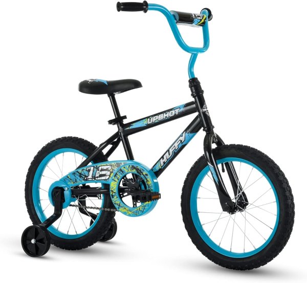 Upshot Boy's Bike, 12, 16, 20 Inch Sizes for Kids Ages 3 to 9 Years Old