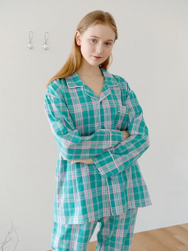 Julie Pajama Set - Green