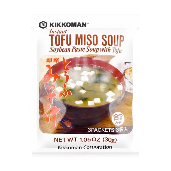KIKKOMAN Soybean Paste with Tofu Miso Soup 30g