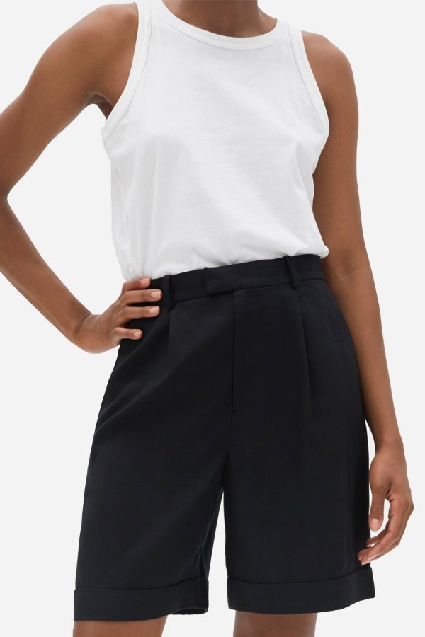The Put-Together Pleat Short