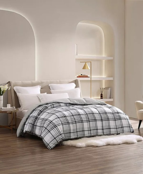Reversible Down Alternative Comforter, King, Created for Macy's