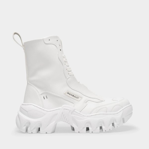 Boccaccio Ii Boot Ankle Boots in White Vegan Leather