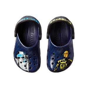 crocs 星球大战 R2D2 和 C3PO 儿童洞洞鞋