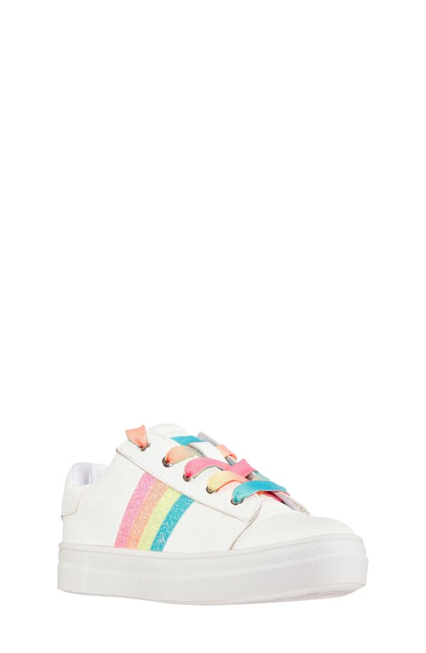Glitter Stripe Iridescent Sneaker