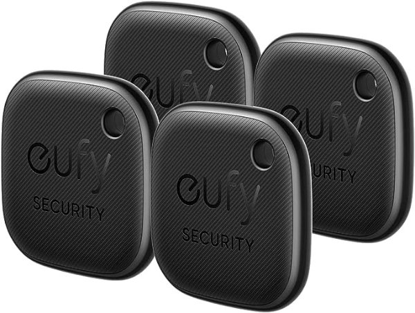 eufy Security by Anker SmartTrack Link (Black, 4-Pack)