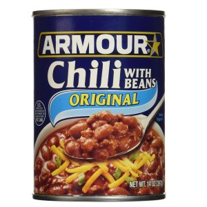 Armour Star Chili With Beans 14oz Pack of 12