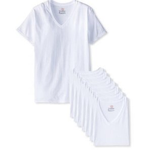 Hanes Men's V-Neck T-Shirt (Pack of 8)