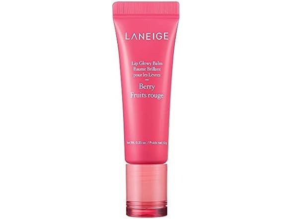 (3 Pack) LANEIGE Lip Glowy Balm: Hydrate, Glossy, Lightweight, Moisturize & Tint with Shea Butter