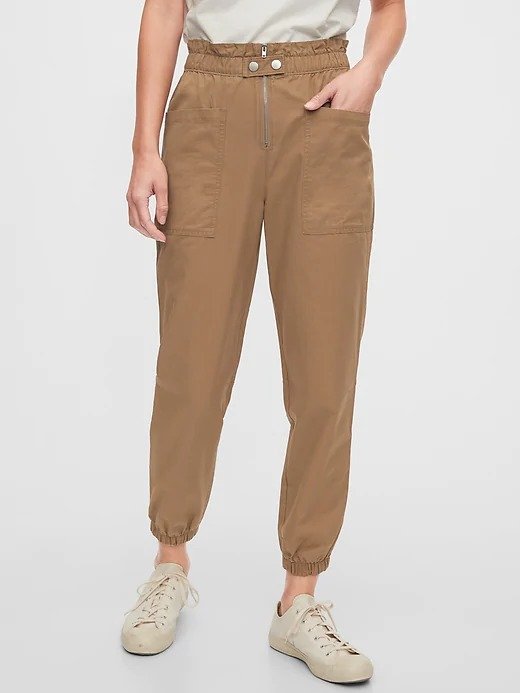 High Rise Utility Cargo Joggers