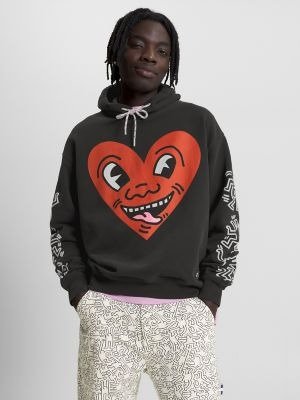 Tommy x Keith Haring Logo 连帽卫衣