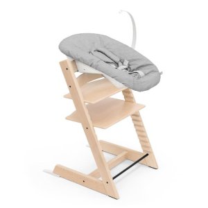 Tripp Trapp Chair from Stokke (Natural) + Tripp Trapp Newborn Set