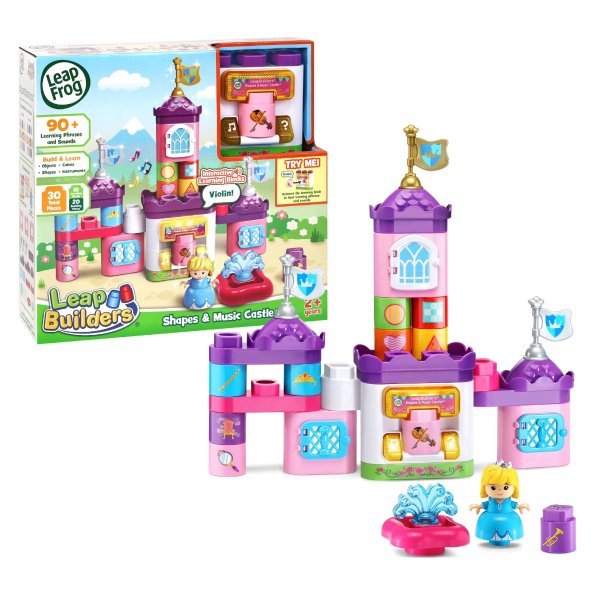 LeapBuilders Shapes and Music Castle With Electronic Smart Star