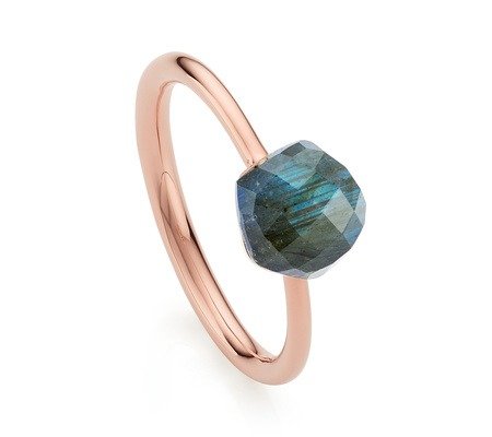 Nura Mini Nugget Stacking Ring - LIMITED EDITION | Monica Vinader