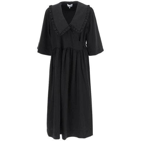 Gannicode CRAZYDEAL25maxi dress with collar