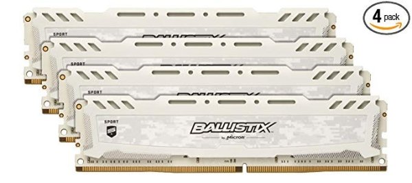 Ballistix Sport LT 64GB (16GBx4) 3000MHz DDR4 C16