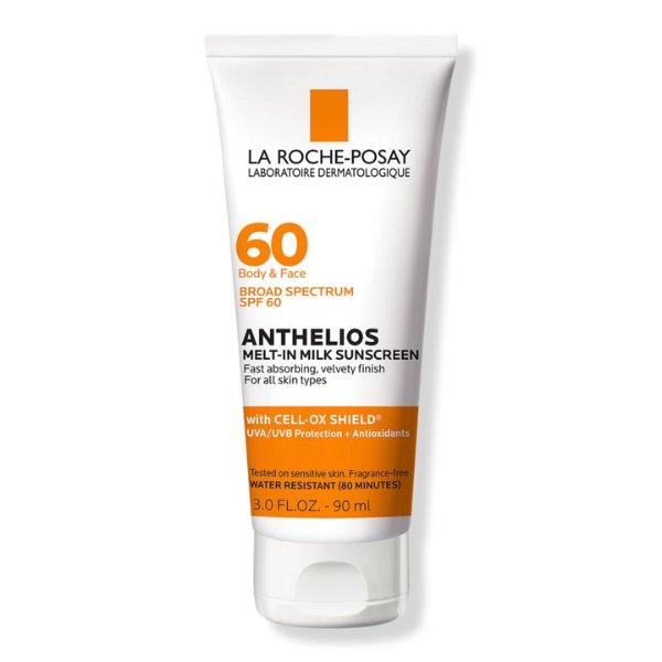 Anthelios Melt-In Milk Body and Face Sunscreen SPF 60 - La Roche-Posay | Ulta Beauty