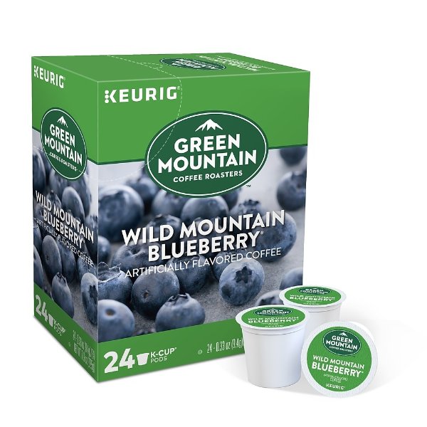 Shop Staples for Keurig® K-Cup® Green Mountain® Wild Mountain Blueberry Coffee, Regular, 24/Pack