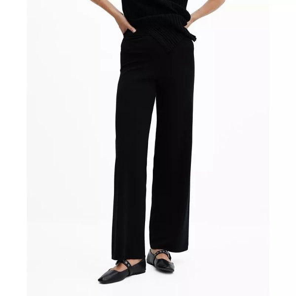 Women's Straight Knitted Pants