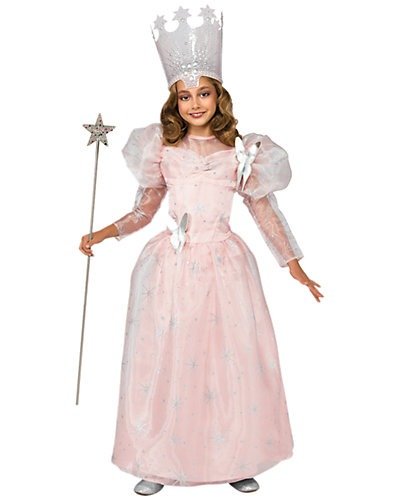 Rubies Girls' Deluxe Glinda The Good Witch Costume