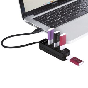 促销Orico便携式4端口USB 3.0 集线器