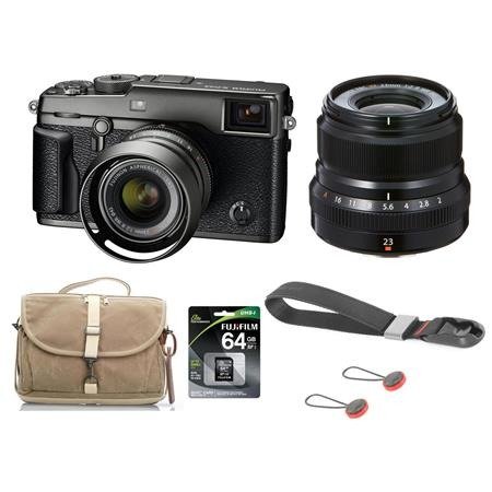 X-Pro2 Mirrorless with 23mmXF Lens, Graphite With Accessory Bundle