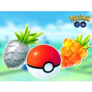 《Pokemon Go》手游 8精灵球 + 4银菠萝 + 4金树莓