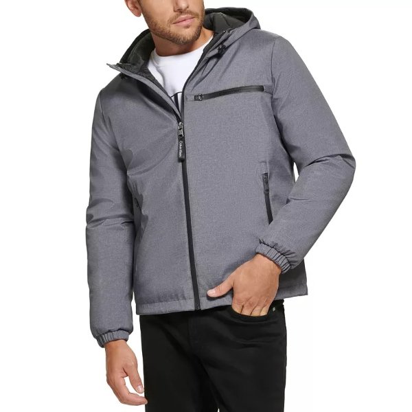 Men's Infinite Stretch Water-Resistant Hooded Jacket