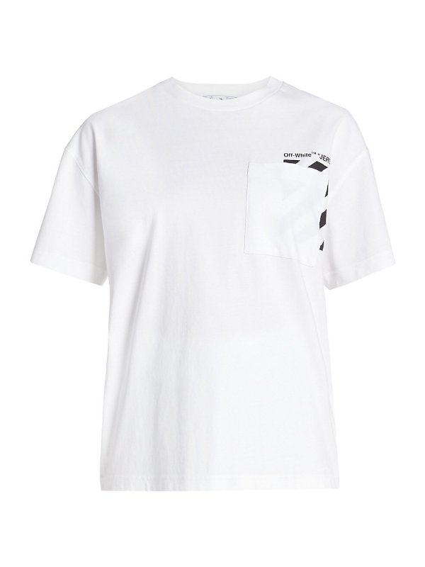 Diagonal Pocket Casual T-Shirt
