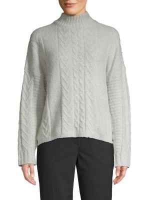 Blair Cableknit Turtleneck Sweater