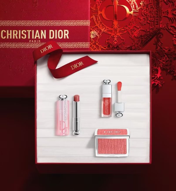 Rosy Glow and Dior Addict Trio - Limited Edition Lunar New Year Makeup Set