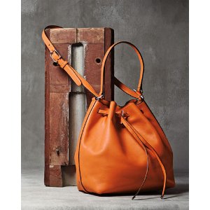 Select Tory Burch Leather Bucket Bag @ Neiman Marcus