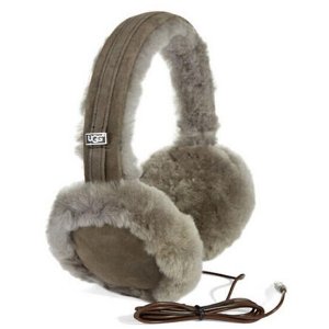 UGG AUSTRALIA麂皮羊毛保暖耳罩内置耳机款4色热卖