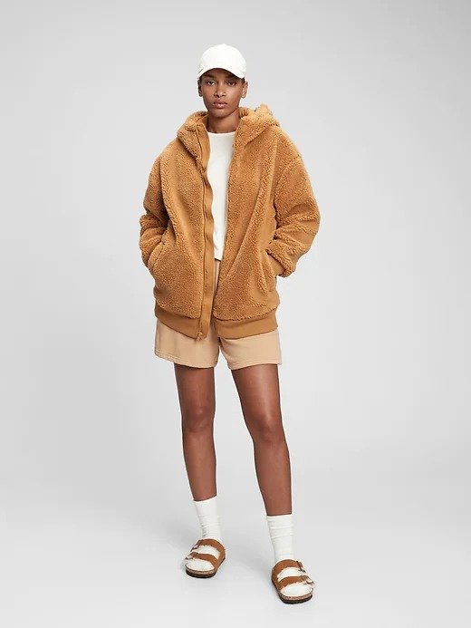 Relaxed Sherpa Jacket