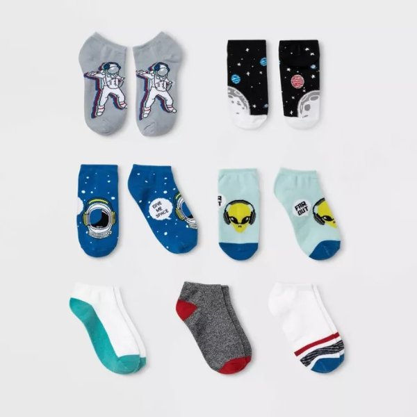 Boys' 7pk 'Space' Socks